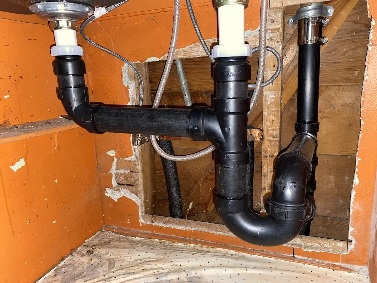 Professional Repiping Services equipment and tools on the job in Newtown